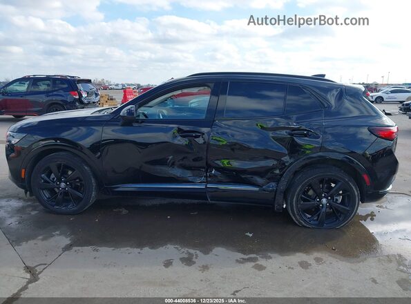 LRBFZNR49ND020703 2022 BUICK ENVISION Black Rear interior view