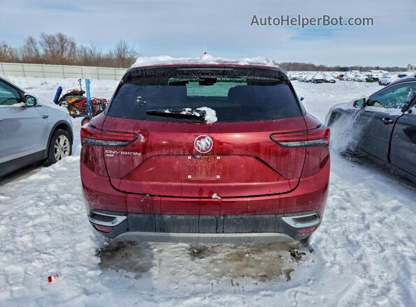 LRBFZPR40MD148841 2021 BUICK ENVISION Красный Вид сзади