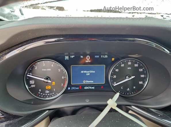 LRBFZPR40MD148841 2021 BUICK ENVISION Красный Вид щитка приборов