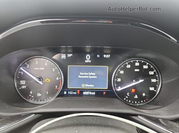 LRBFZPR42PD016636 2023 BUICK ENVISION Silver Vista del cuadro de instrumentos