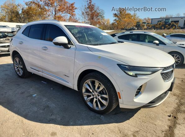 LRBFZRR44ND158365 2022 BUICK ENVISION Белый Передняя правая четверть
