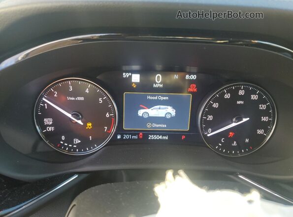 LRBFZRR49PD031369 2023 BUICK ENVISION Black Widok zestawu wskaźników