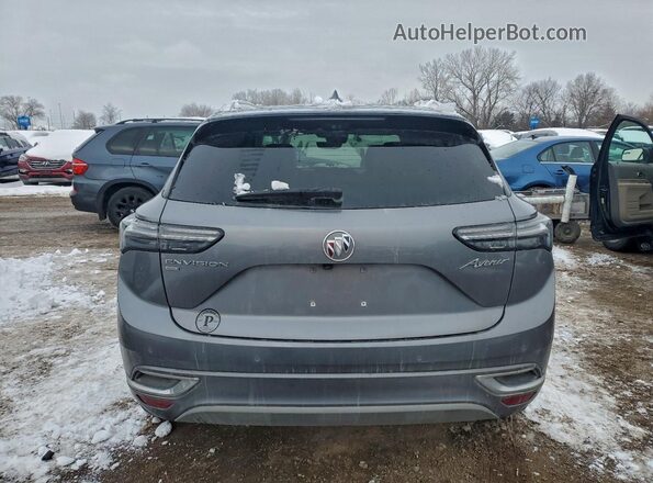 LRBFZSR41MD120369 2021 BUICK ENVISION Gray უკანა ხედი