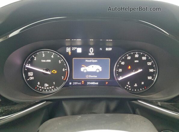 LRBFZSR42PD072465 2023 BUICK ENVISION Silver Instrument cluster view