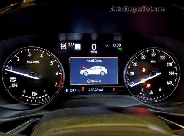 LRBFZSR47MD126080 2021 BUICK ENVISION Черный Вид щитка приборов