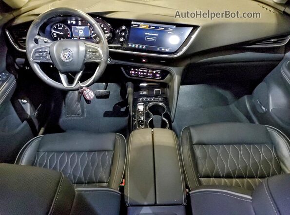 LRBFZSR47MD126080 2021 BUICK ENVISION Черный Вид панели приборов