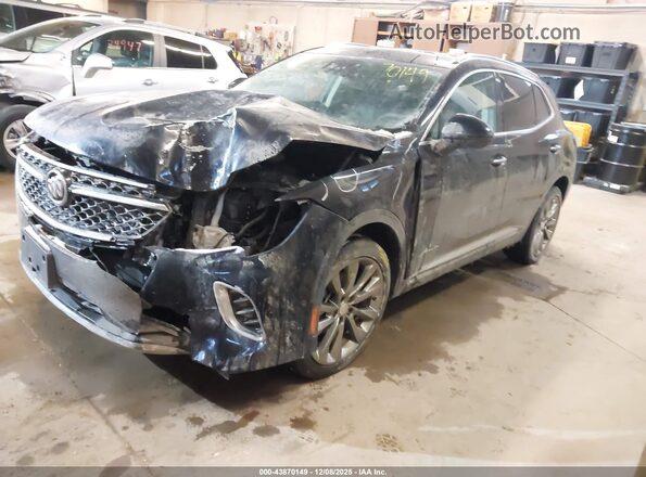 LRBFZSR49MD150154 2021 BUICK ENVISION Black Vista tres cuartos delantera izquierda