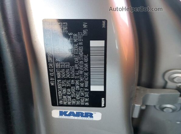 LYV102RK3JB097218 2018 VOLVO XC60 Silver 
