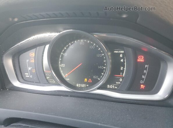 LYV402FKXGB092186 2016 VOLVO S60 Gray Vista del cuadro de instrumentos
