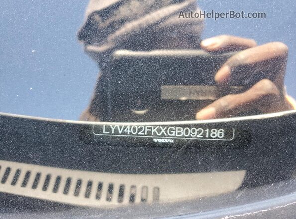 LYV402FKXGB092186 2016 VOLVO S60 Gray Vista del compartimento del motor