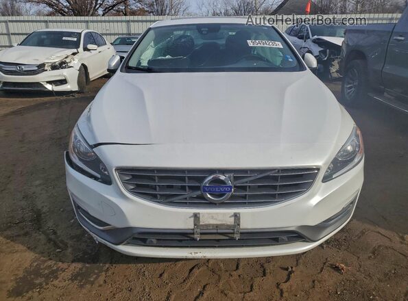 LYV402TK3JB168651 2018 VOLVO S60 White Դիմացի տեսք