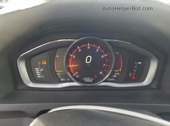 LYV402TK3JB168651 2018 VOLVO S60 White Սարքավորումների վահանակի տեսք