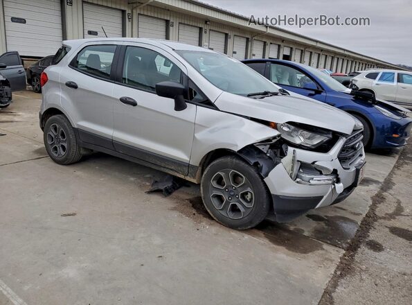 MAJ3P1RE2JC216029 2018 FORD ECOSPORT Silver Delantero derecho