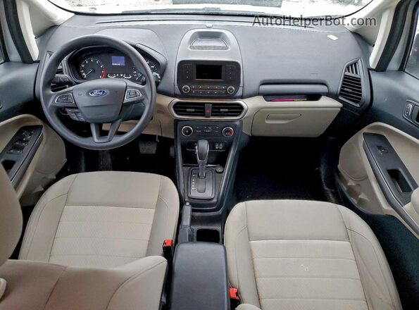 MAJ3P1RE2JC216029 2018 FORD ECOSPORT Silver Vista del salpicadero
