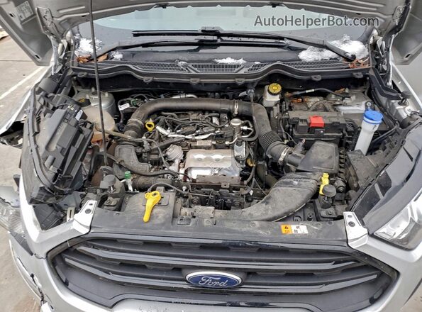 MAJ3P1RE2JC216029 2018 FORD ECOSPORT Silver Vista del compartimento del motor