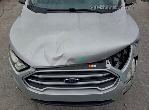 MAJ3S2GEXLC318379 2020 FORD ECOSPORT Silver Vista del compartimento del motor