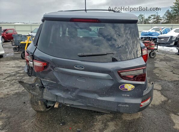 MAJ6P1CL6JC175022 2018 FORD ECOSPORT Gray Rear view