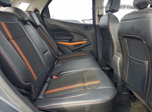 MAJ6P1CL6JC175022 2018 FORD ECOSPORT Gray Rear interior view