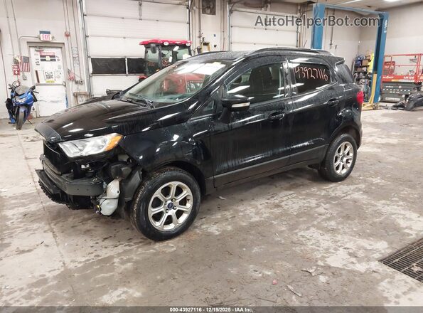 MAJ6P1UL1JC238039 2018 FORD ECOSPORT Black წინა მარცხენა ხედი სამი მეოთხედიდან