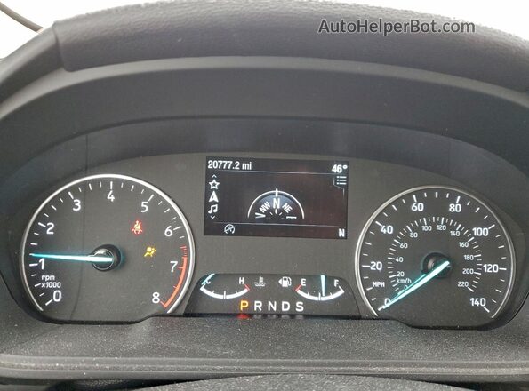MAJ6S3GL2LC355248 2020 FORD ECOSPORT Black Vista del cuadro de instrumentos