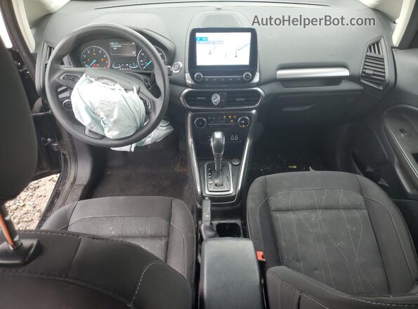 MAJ6S3GL2NC463016 2022 FORD ECOSPORT Black Вид панелі приладів