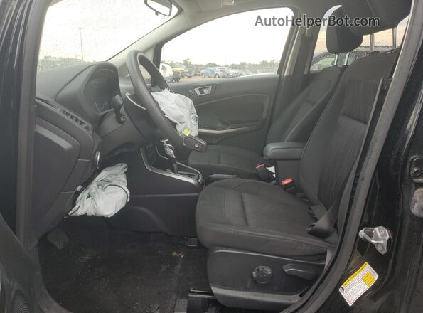 MAJ6S3GL2NC463016 2022 FORD ECOSPORT Black Вид салону спереду