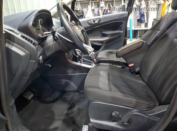 MAJ6S3GL3KC283989 2019 FORD ECOSPORT Black Widok wnętrza z przodu