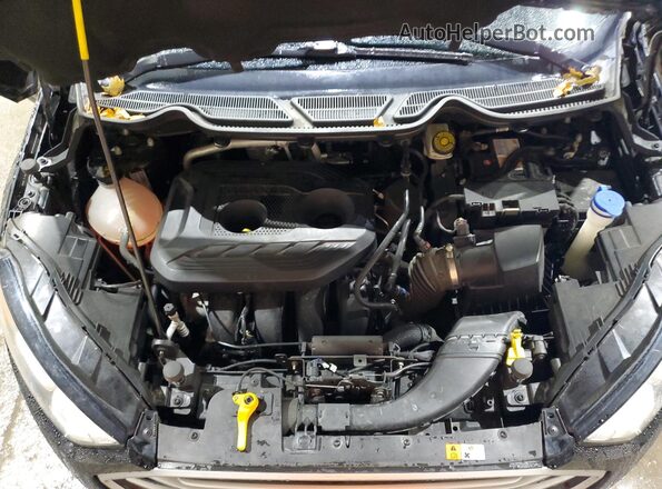 MAJ6S3GL3KC283989 2019 FORD ECOSPORT Black Widok komory silnika
