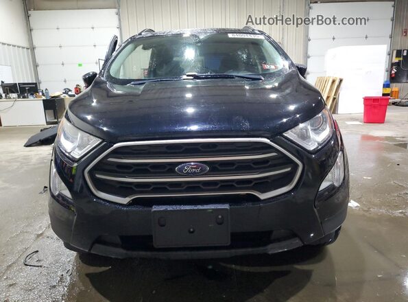 MAJ6S3GL3KC283989 2019 FORD ECOSPORT Black Widok z przodu