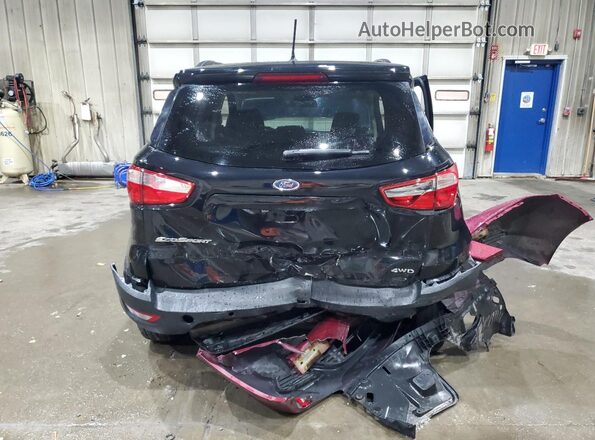 MAJ6S3GL3KC283989 2019 FORD ECOSPORT Black Widok z tyłu
