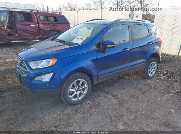 MAJ6S3GL3MC442111 2021 FORD ECOSPORT Синий Передняя левая четверть