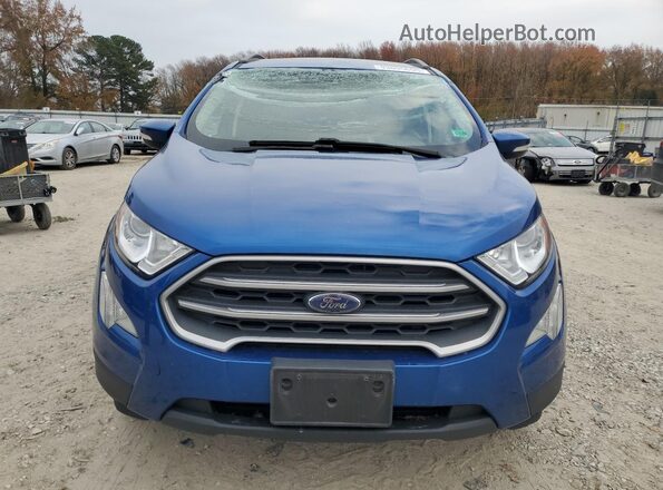 MAJ6S3GL3NC457953 2022 FORD ECOSPORT Blue წინა ხედი