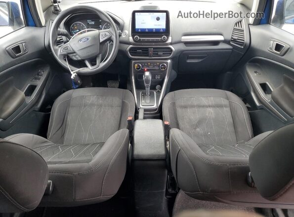 MAJ6S3GL3NC457953 2022 FORD ECOSPORT Blue წინა პანელის ხედი
