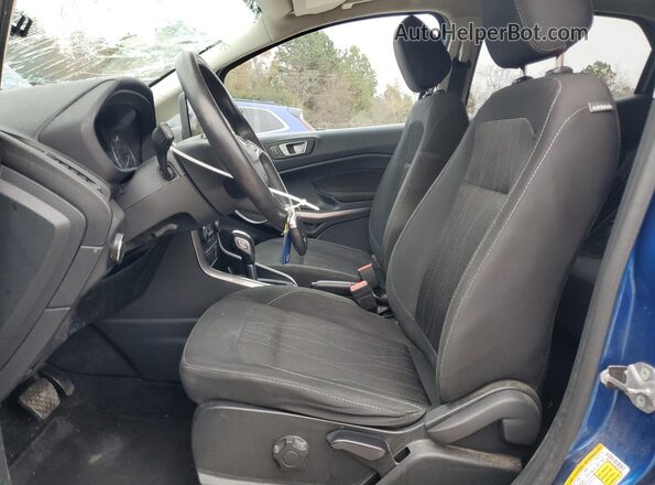 MAJ6S3GL3NC457953 2022 FORD ECOSPORT Blue წინა სალონის ხედი