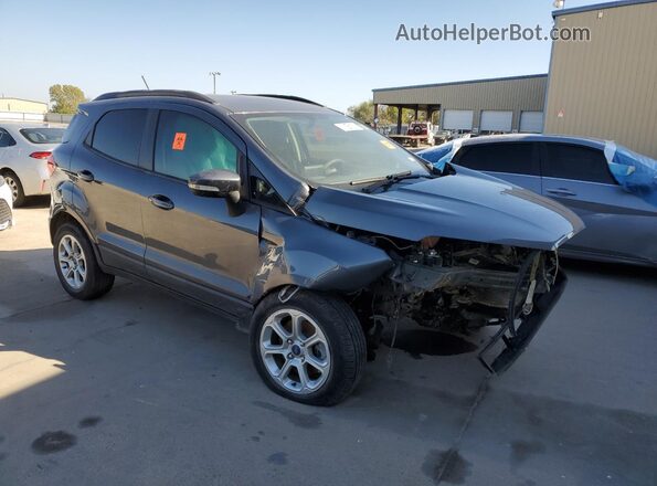 MAJ6S3GL3NC476065 2022 FORD ECOSPORT Gray Przód prawy
