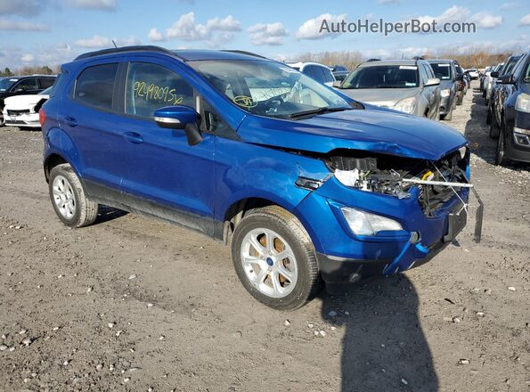 MAJ6S3GL4NC474924 2022 FORD ECOSPORT Blue წინა მარჯვენა