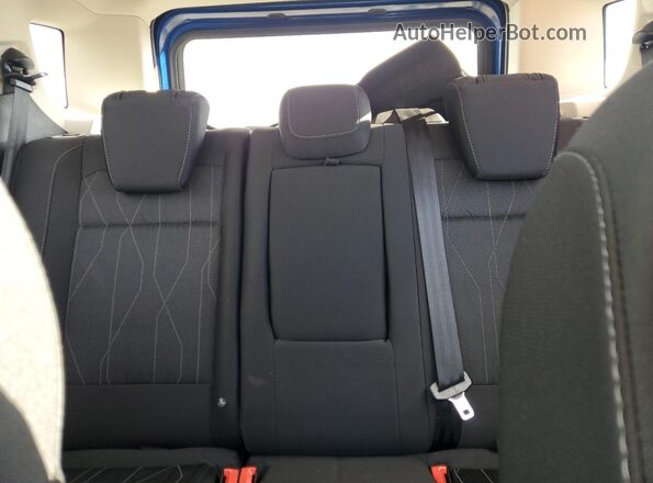 MAJ6S3GL4NC474924 2022 FORD ECOSPORT Blue უკანა სავარძლების ხედი