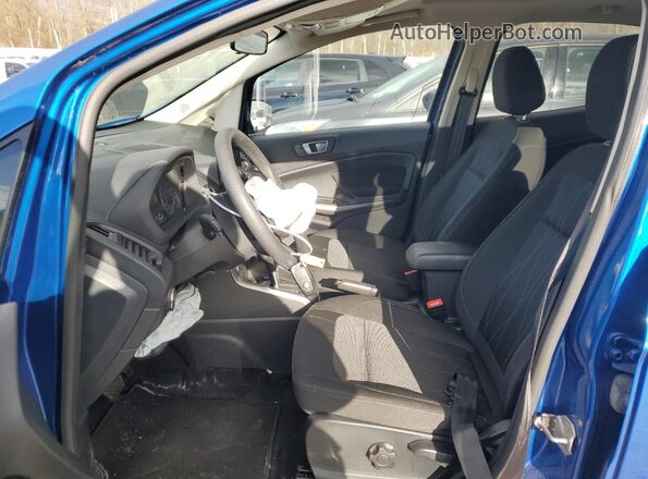 MAJ6S3GL4NC474924 2022 FORD ECOSPORT Blue წინა სალონის ხედი