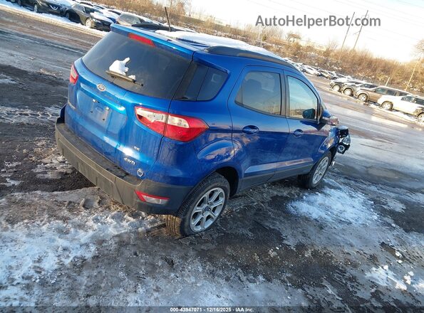 MAJ6S3GL5NC457520 2022 FORD ECOSPORT Blue Rear right