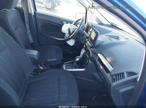 MAJ6S3GL5NC457520 2022 FORD ECOSPORT Blue Front interior view