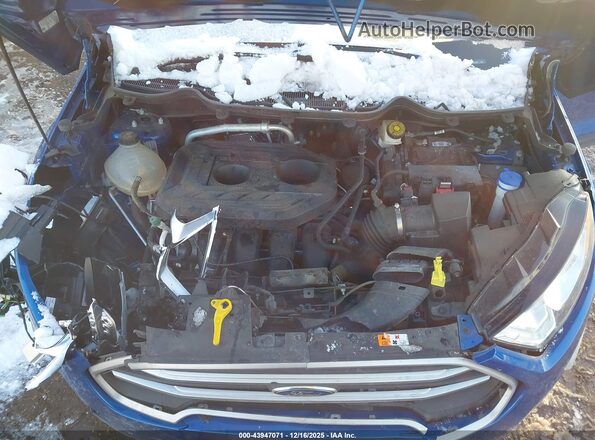 MAJ6S3GL5NC457520 2022 FORD ECOSPORT Blue Rear view
