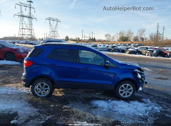 MAJ6S3GL5NC457520 2022 FORD ECOSPORT Blue Rear interior view