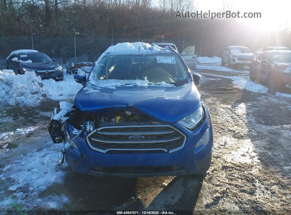 MAJ6S3GL5NC457520 2022 FORD ECOSPORT Blue Instrument cluster view