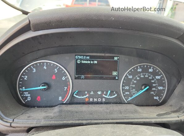 MAJ6S3GL7LC344987 2020 FORD ECOSPORT Gray Widok zestawu wskaźników