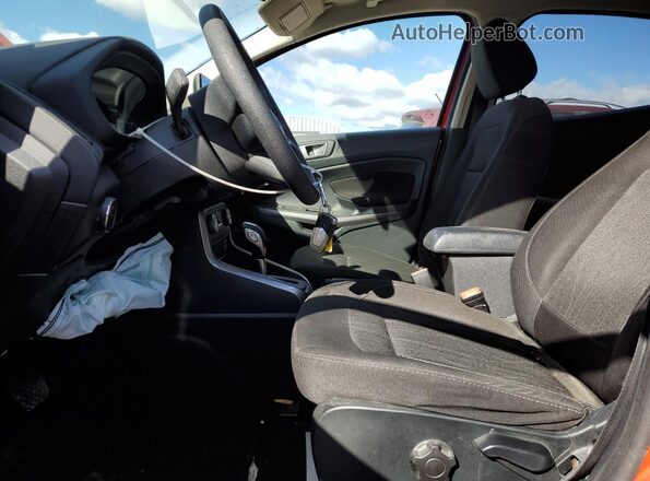 MAJ6S3GLXNC469937 2022 FORD ECOSPORT Красный Вид салона спереди