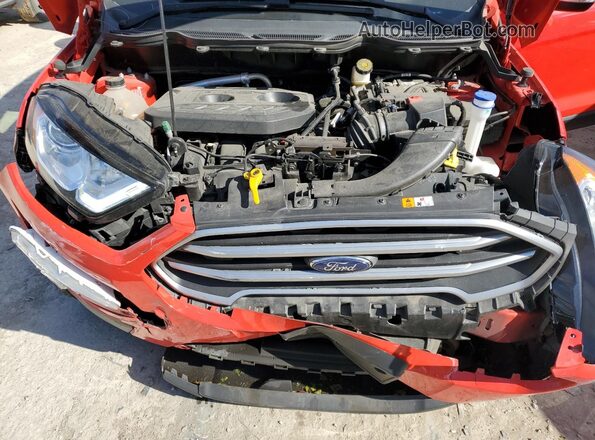 MAJ6S3GLXNC469937 2022 FORD ECOSPORT Красный Вид подкапотного пространства