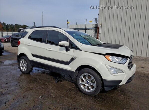 MAJ6S3GLXNC470117 2022 FORD ECOSPORT Белый Передняя правая четверть