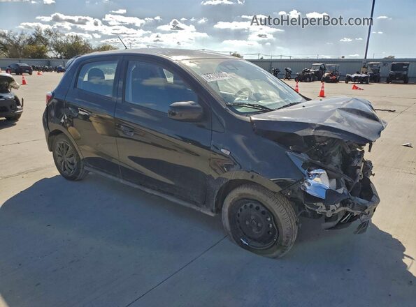 ML32AUHJ1NH009344 2022 MITSUBISHI MIRAGE Black Front right