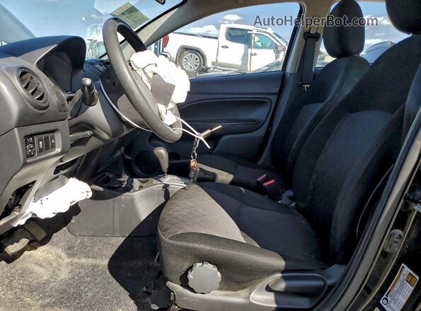 ML32AUHJ1NH009344 2022 MITSUBISHI MIRAGE Black Front interior view