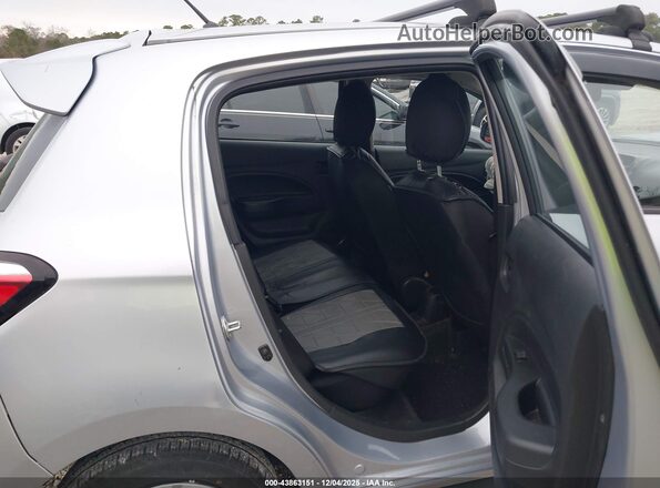 ML32AUHJ3NH008082 2022 MITSUBISHI MIRAGE Silver Vista de la etiqueta del VIN